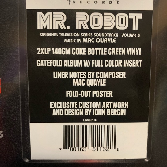Mr. Robot vinyl record - Picture 3 of 4